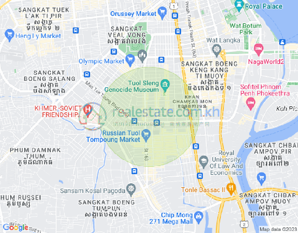 แผนที่ BKK 1, บึงเกงกอง, พนมเปญ