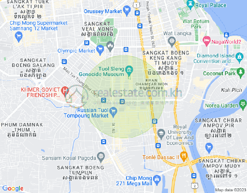 แผนที่ BKK 1, บึงเกงกอง, พนมเปญ