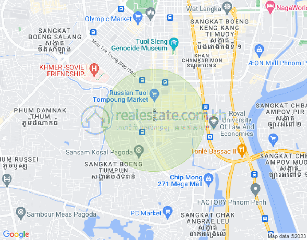 แผนที่ ตวลตุมปุง 1, จัมการมอน, พนมเปญ