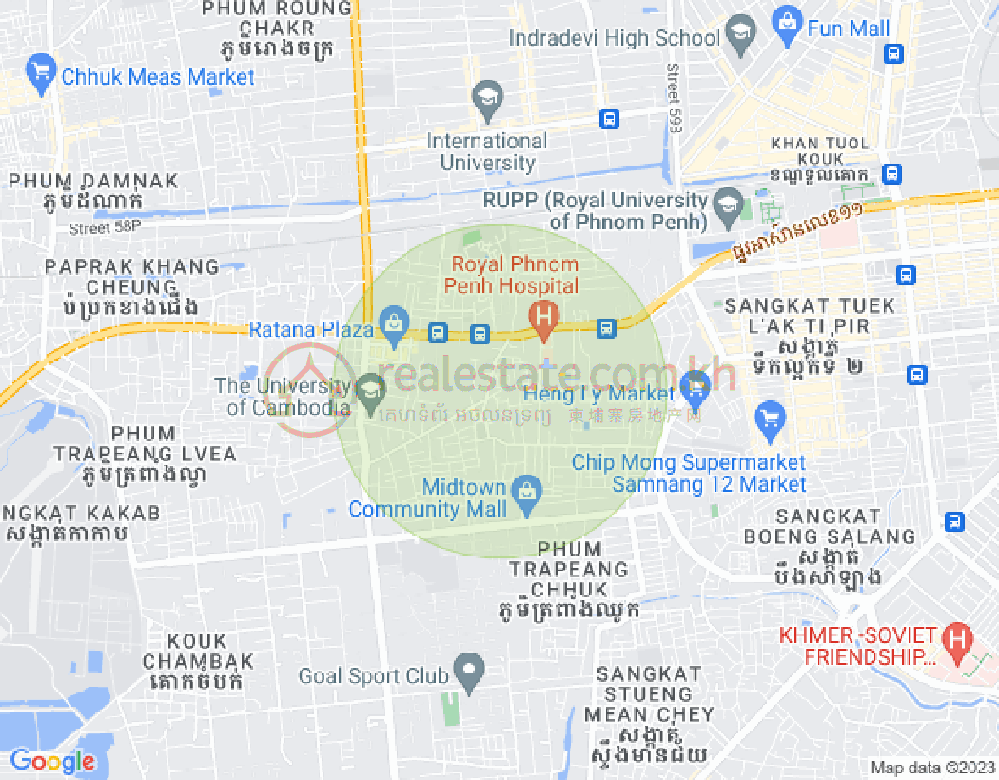 Mapa: Chip Mong | Park Land TK Condo