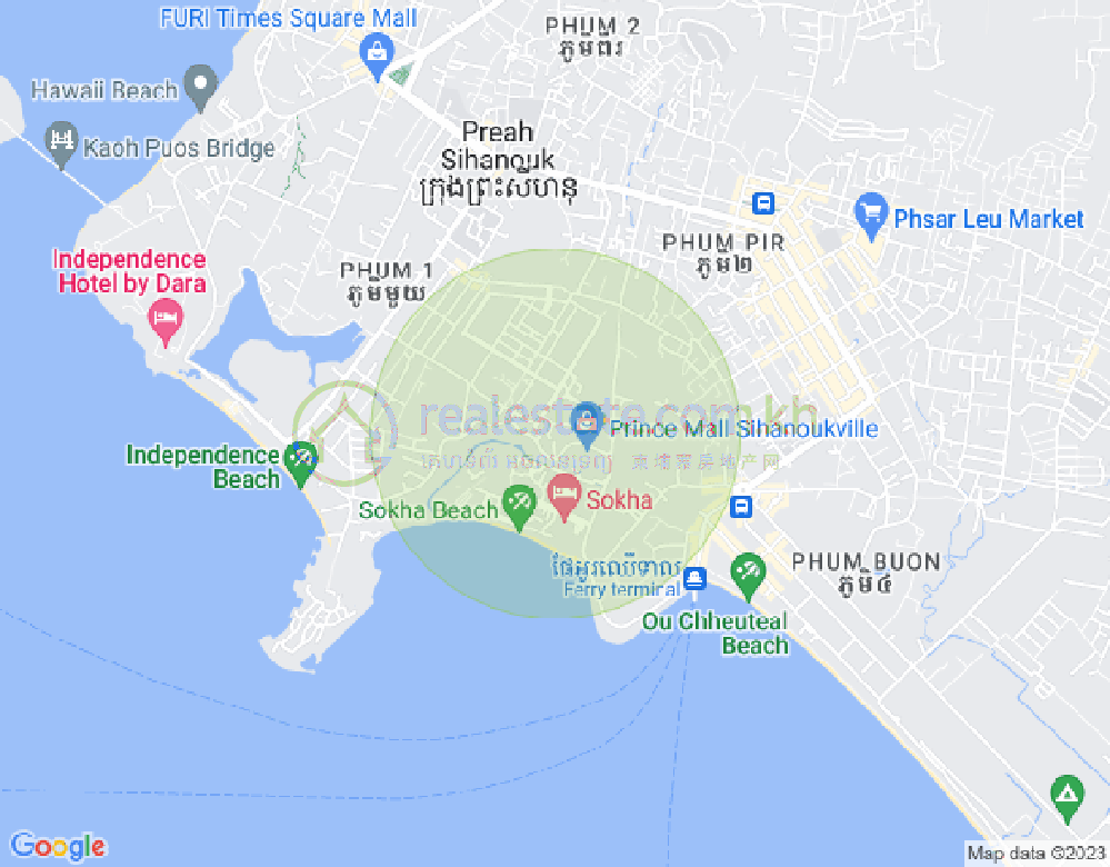 Map of Sangkat Buon, Sihanoukville