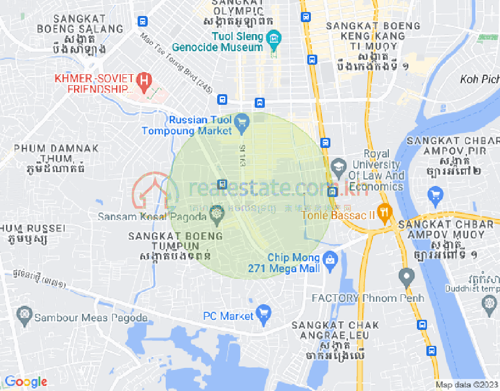 Mapa: 484, Boeung Trabek, Chamkarmon, Phnom Penh