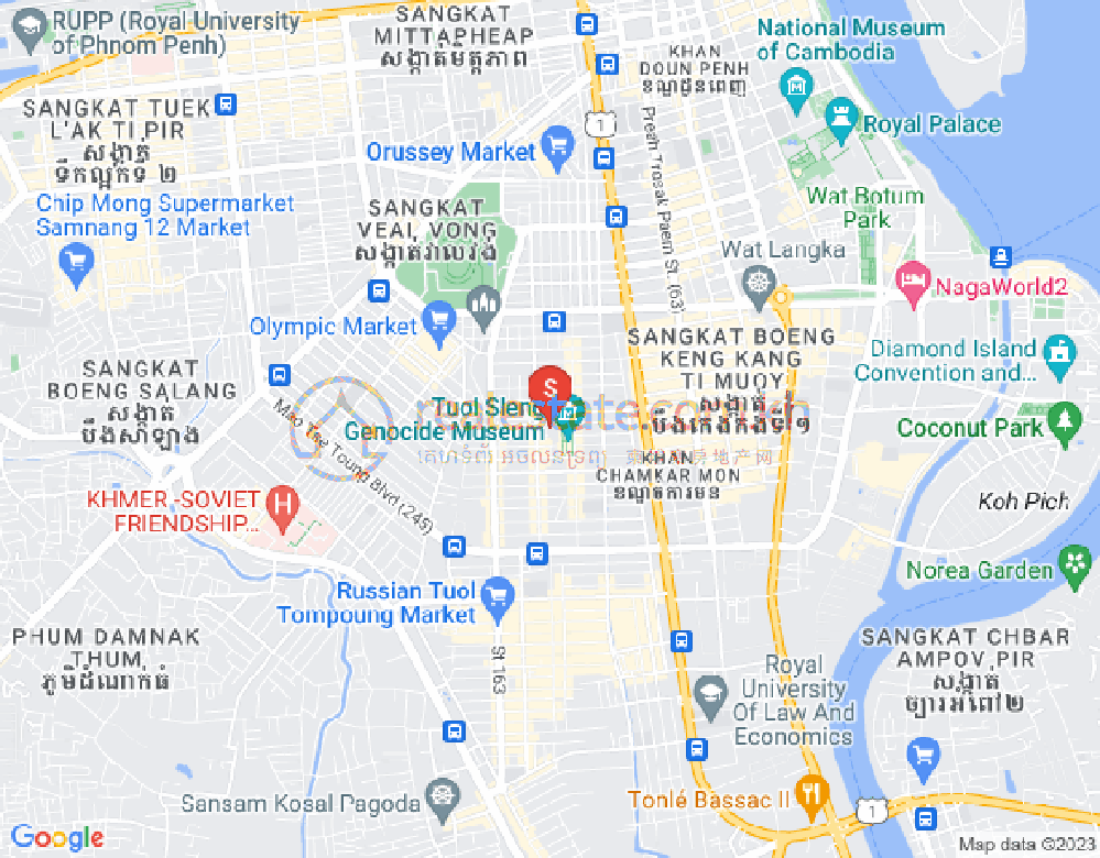 Map of Boeung Tumpun, Meanchey, Phnom Penh