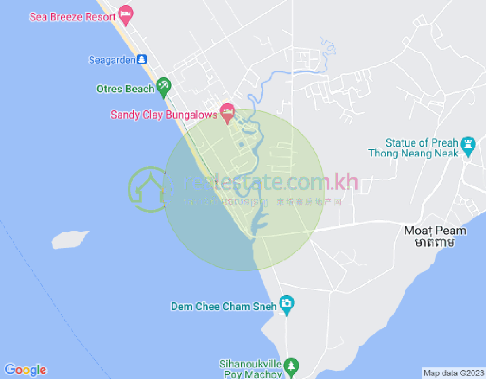 Map of Sangkat Buon, Sihanoukville