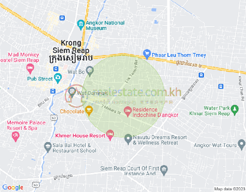 แผนที่ สลากราม, เสียมเรียบ