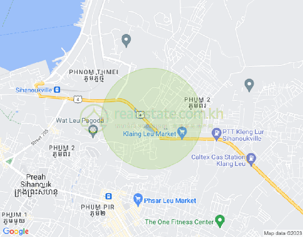 一号分区, 西哈努克城地图