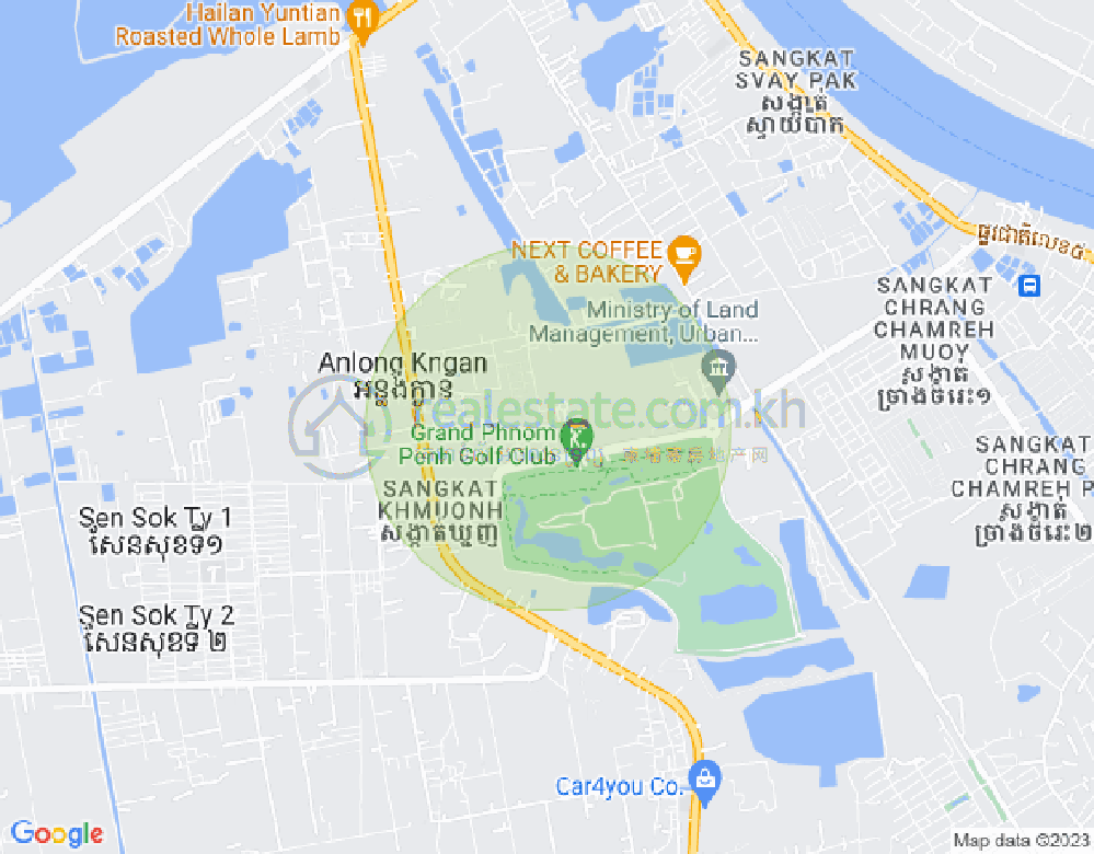 Mapa: Grand Phnom Penh International City