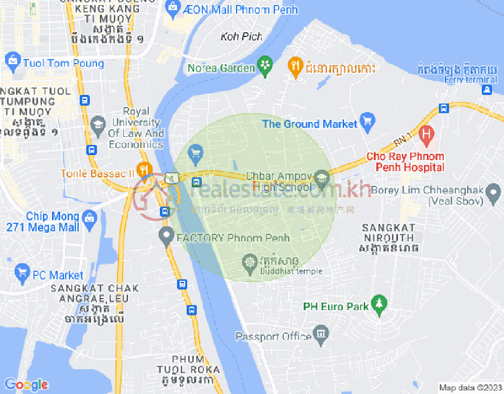 แผนที่ นิรุต, จบาร์อamเปา, พนมเปญ