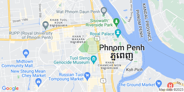 ブンプロリット, 7マカラ, プノンペンの地図