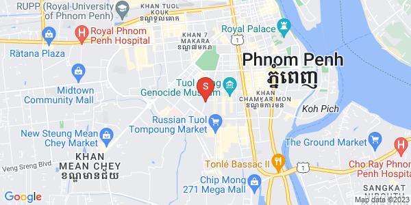 BKK 1, ボンケンコン, プノンペンの地図