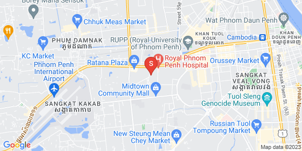 1019 Northbridge Street, Tuek Thla屯, 森速区, 金边地图