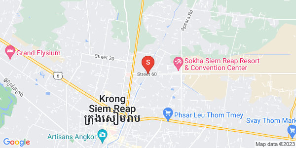 6A 6, Sla Kram 分区, 暹粒地图