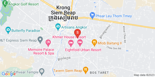 Mapa: Sala Kamraeuk, Siem Reap
