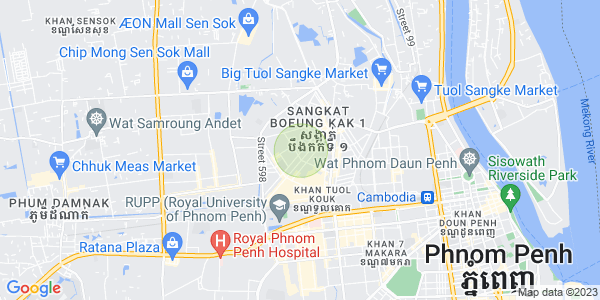 ផែនទី ទឹកល្អក់១, ទួលគោក, ភ្នំពេញ