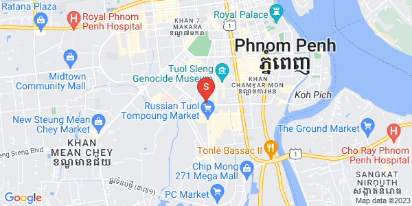Map of BKK 3, Boeng Keng Kang, Phnom Penh