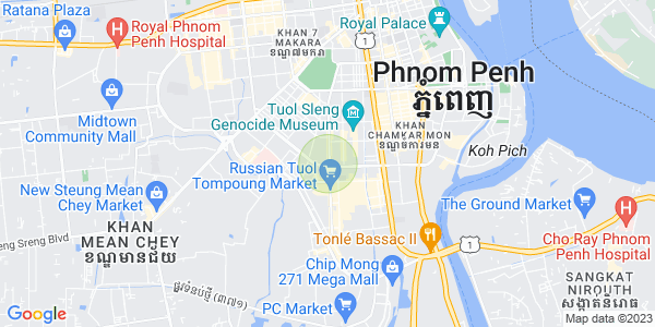 ផែនទី បឹងកក់១, ទួលគោក, ភ្នំពេញ