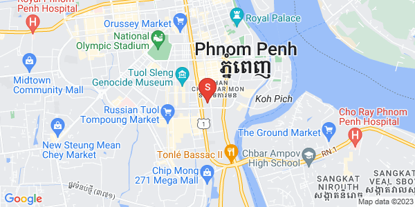BKK 1, ボンケンコン, プノンペンの地図