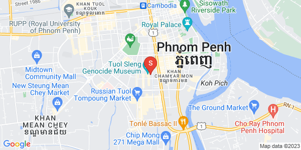 348, 万景岗3分区（BKK3), 波哥堪, 金边地图