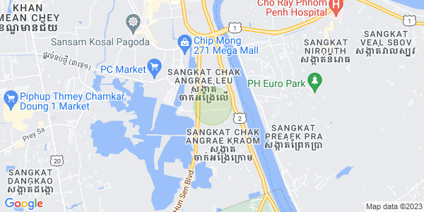长夏上社分区, 棉芷区, 金边地图