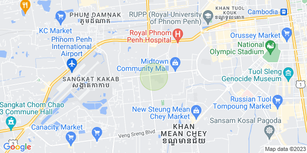 Map of Tuek Thla, Sen Sok, Phnom Penh