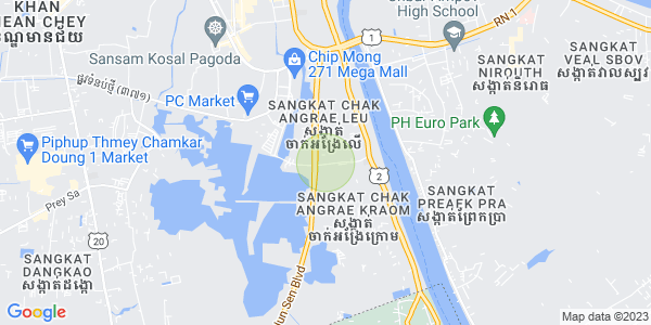 长夏上社分区, 棉芷区, 金边地图