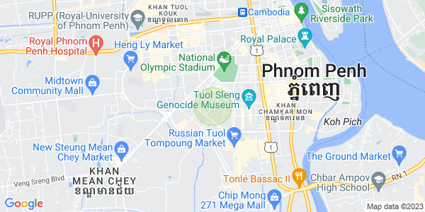 แผนที่ ตวลสวายเปรย 1, บึงเกงกอง, พนมเปญ
