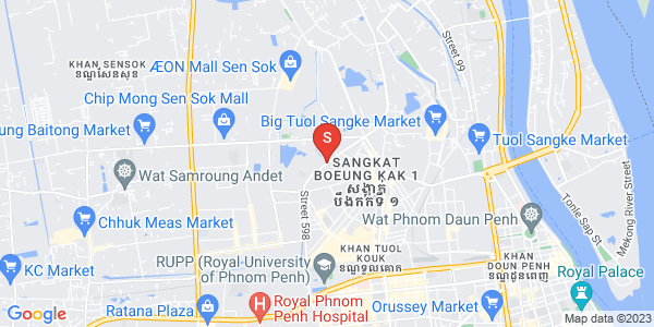 Map of Phnom Penh Thmey, Sen Sok, Phnom Penh