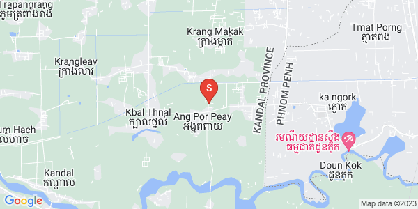 Mapa: Krang Mkak, Angk Snuol, Kandal