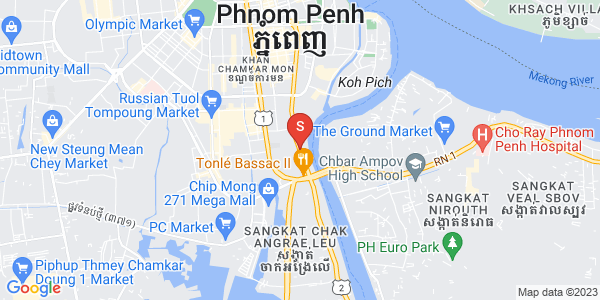 แผนที่ โตนเลบาสัก, จัมการมอน, พนมเปญ