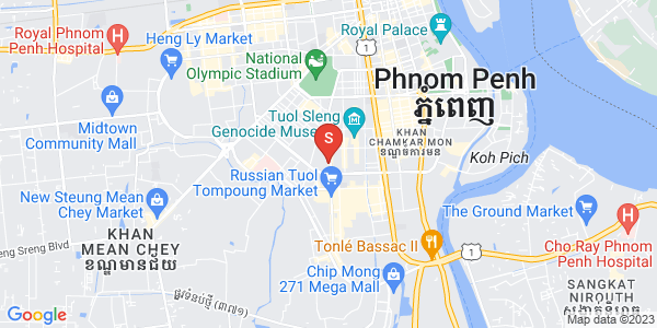 Mapa: BKK 1, Boeng Keng Kang, Phnom Penh