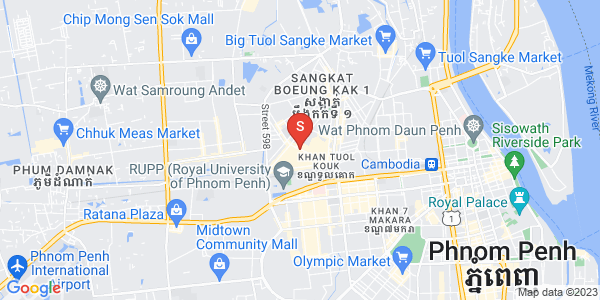 แผนที่ บึงกัก 2, ตuolโกก, พนมเปญ