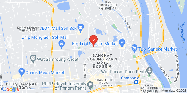 万谷湖1分区, 堆谷区, 金边地图