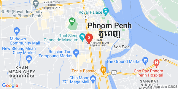 Mapa: 93 Monivong, BKK 3, Boeng Keng Kang, Phnom Penh