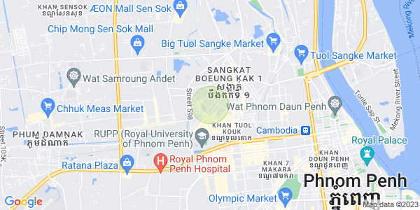 แผนที่ บึงกัก 2, ตuolโกก, พนมเปญ