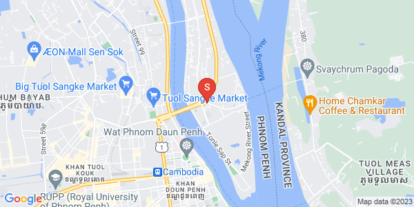 Mapa: Chroy Changvar, Phnom Penh