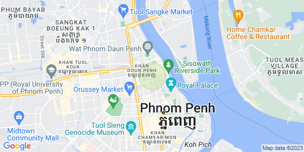 แผนที่ เบิงเรียง, ดวนป็ญ, พนมเปญ