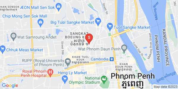 Mapa: 285, Boeung Kak 1, Toul Kork, Phnom Penh