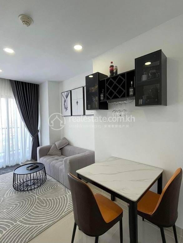 45 sqm Living Size Apartmán K pronájmu in Toul Kork