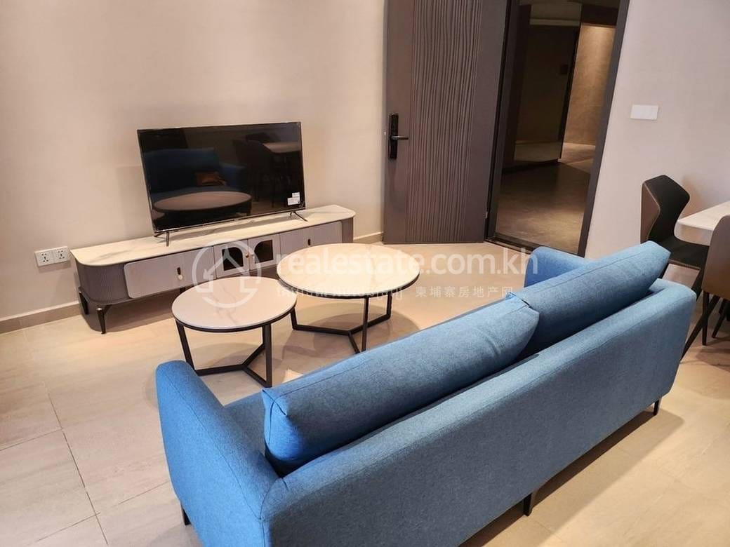 50 sqm Living Size Apartmán K pronájmu in Toul Kork