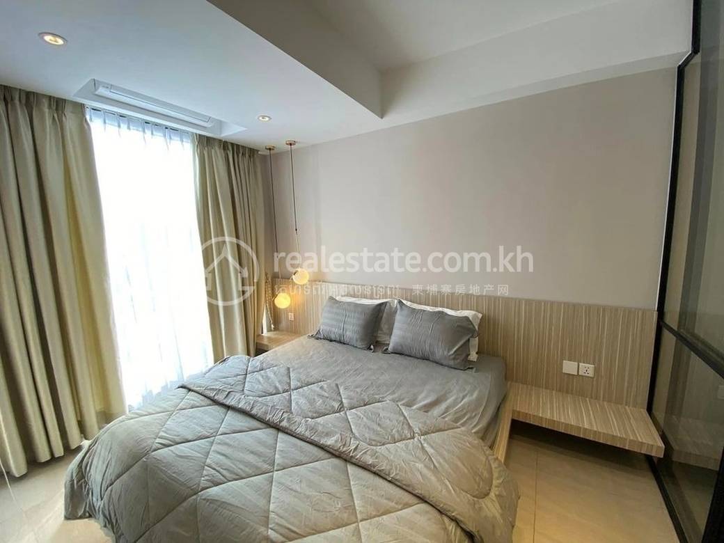 40 sqm Living Size Apartmán K pronájmu in Toul Kork