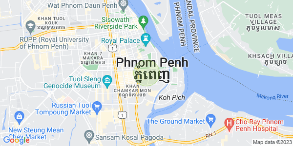 Mapa: Boeung Trabek, Chamkarmon, Phnom Penh