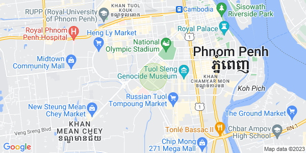 Toul Svay Prey 1镇, 波哥堪, 金边地图