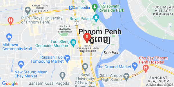 Map of BKK 2, Boeng Keng Kang, Phnom Penh