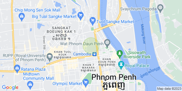 斯拉甲, 隆边区, 金边地图