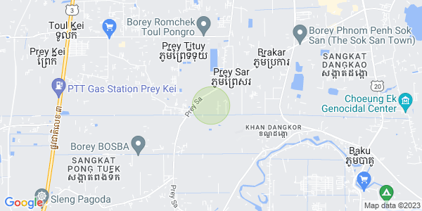 Mapa: Dangkao, Phnom Penh