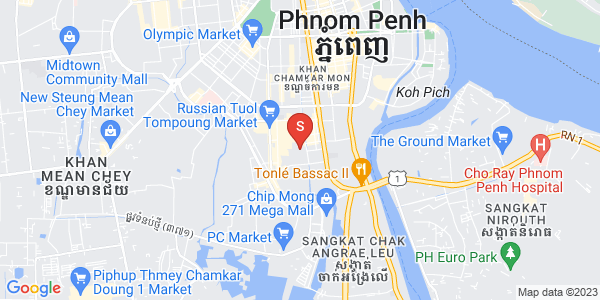 Mapa: Toul Tum Poung 1, Chamkarmon, Phnom Penh
