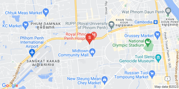 Carte de Tuek Thla, Sen Sok, Phnom Penh