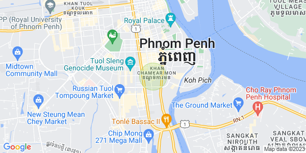 Carte de BKK 1, Boeng Keng Kang, Phnom Penh