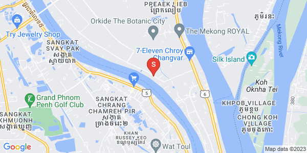 Carte de Preaek Ta Sek, Chroy Changvar, Phnom Penh