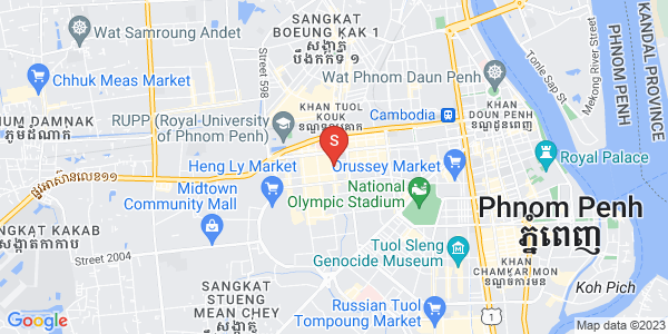 沙立波1分区, 堆谷区, 金边地图